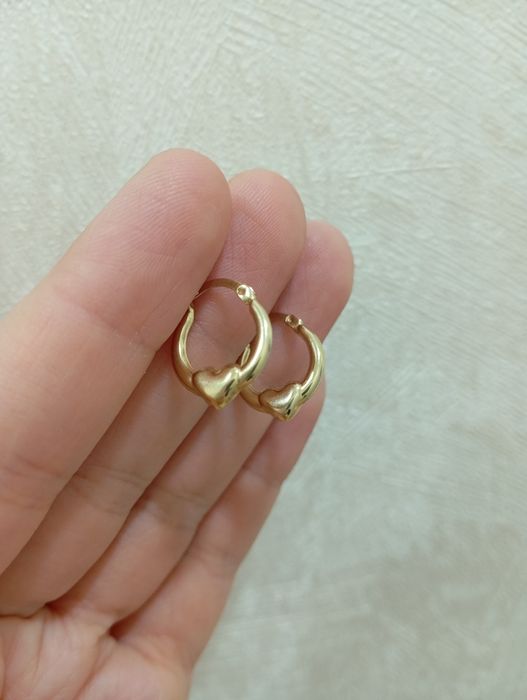 Золотые серьги 585 пробы золота