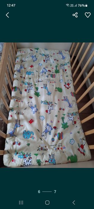 Матрас детский 120×60