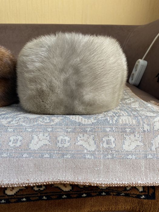 Норковые шапки Норка бас киімдер