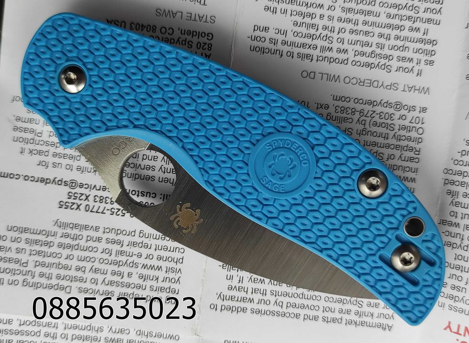 Сгъваем нож Spyderco C123 Sage 5