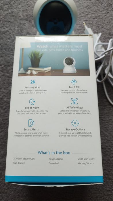 Camera de supraveghere baby monitor homeguard  hgwip212  rezolutie 2.5k