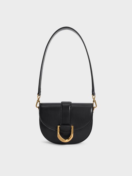 Charles & Keith mini Gabine saddle bag