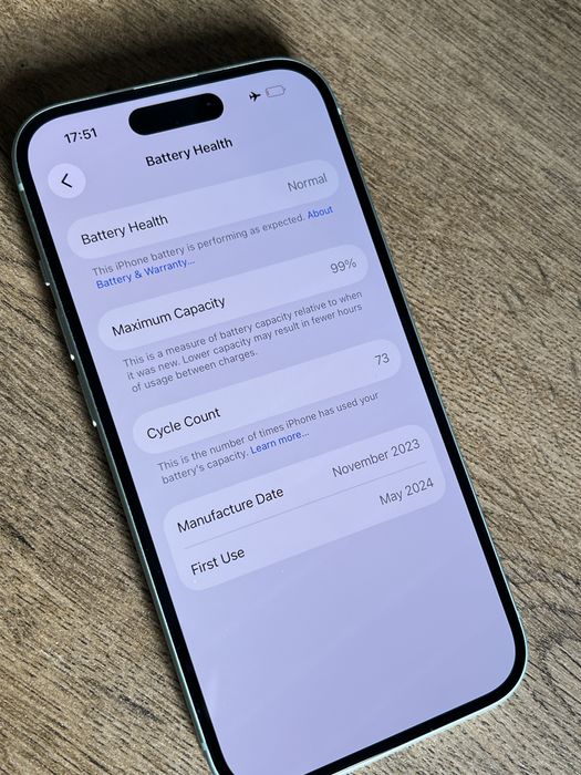 iPhone 15 256Gb зелен уникат
