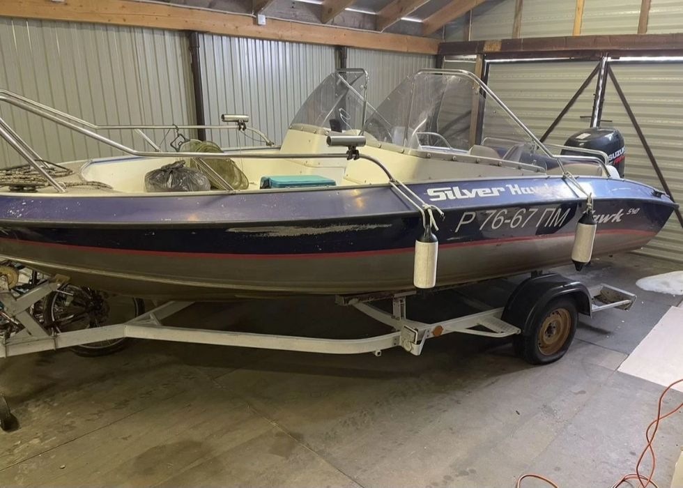 Продаётся Катер  Silver Hawk 540 + Suzuki DF90