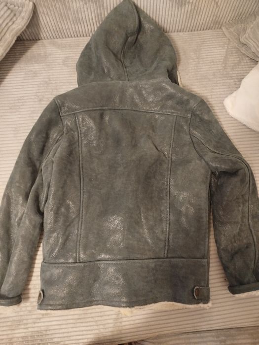 Geacă de piele cu blanā pt femei
