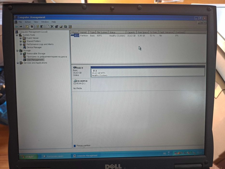 Лаптоп Dell Latitude C610.Model No:PP01L. Супер рядък и колекционерски.