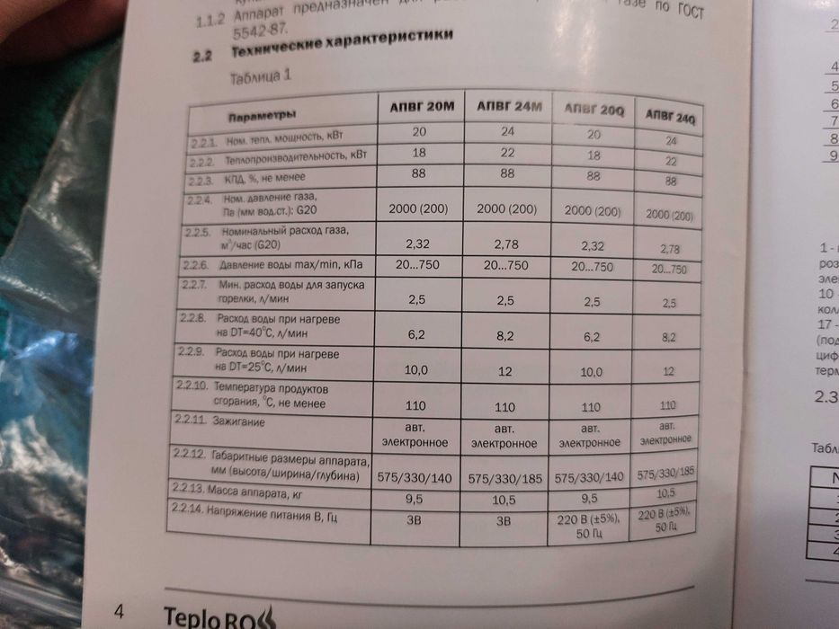 Газовый водонагреватель Теплоросс 24Q. Teplo RO