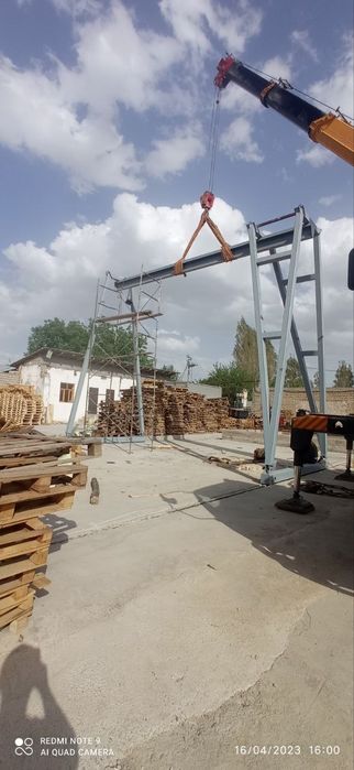 Монтаж, ремонт любого типа краны,  Электротелфер и грузовой лифт