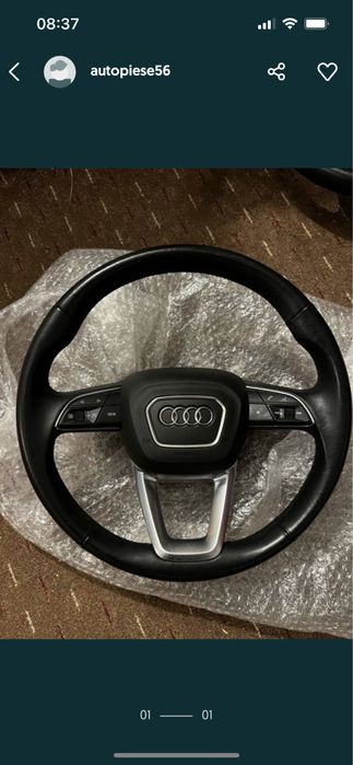 Volan cu airbag Audi Q3 2019 piese dezmembrari