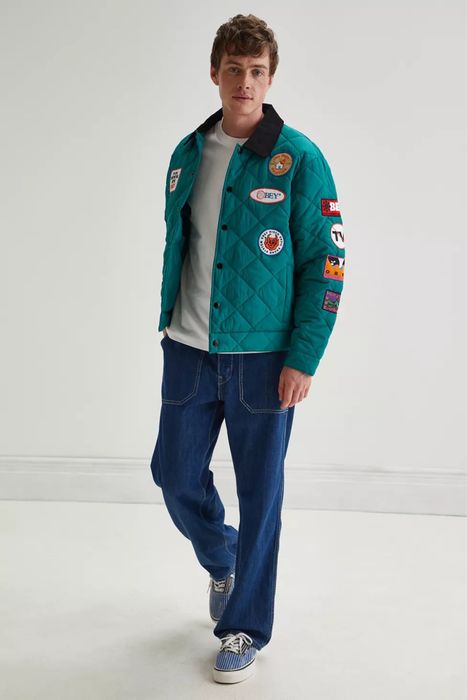 OBEY Collectors Quilted Jacket ОРИГИНАЛНО мъжко яке - М-L