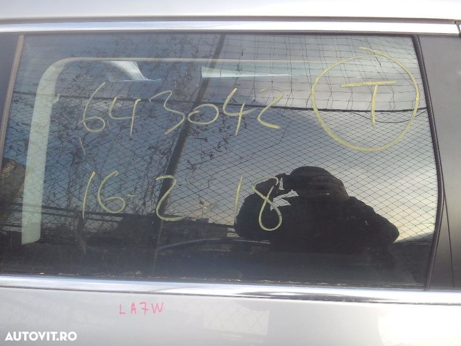 Geam Usa / Portiera Stanga Spate VW Passat B7 Variant / Combi / Break 2010 - 2015