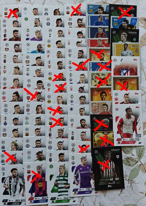 Vând Topps Match Attax 25/26