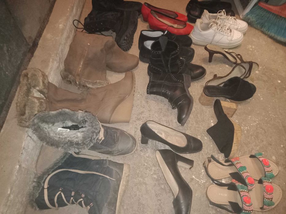 Lot incaltaminte ghete, pantofi si adidasi dama femei