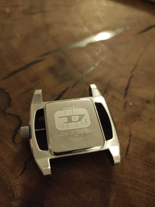 Оригинален унисекс часовник Diesel с черна гривна от естествена кожа