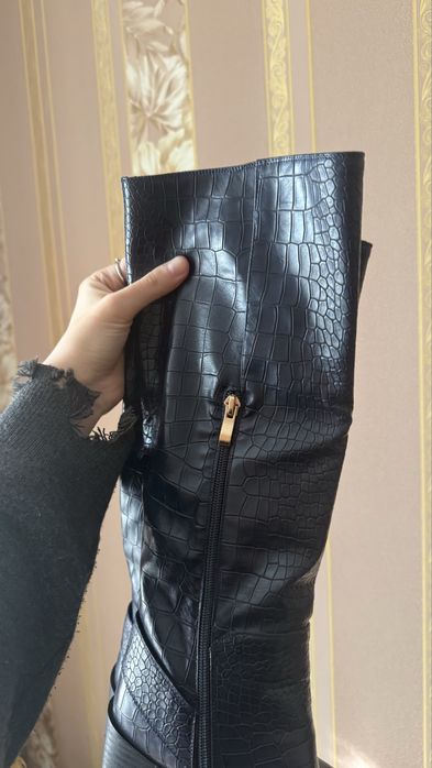 Продам сапоги экокожа