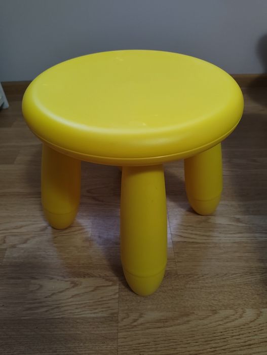 Scăunel copii IKEA MAMMUT galben