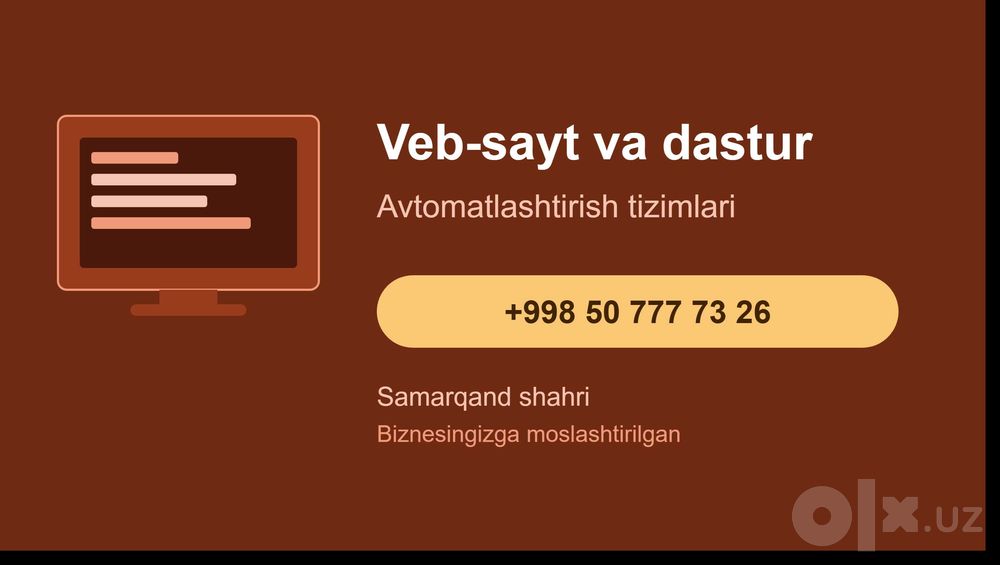 Server o'rnatish / Установка сервера / Tarmoq tortish / Telegram Bot