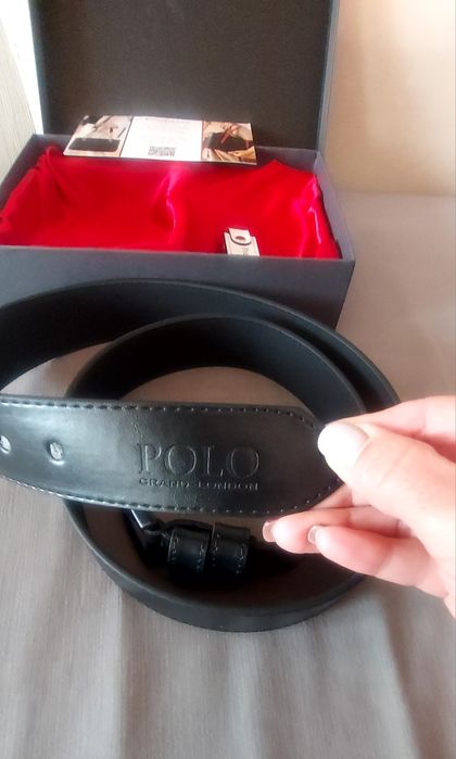 Мъжки сет от колан и портфейл. Нови!!!