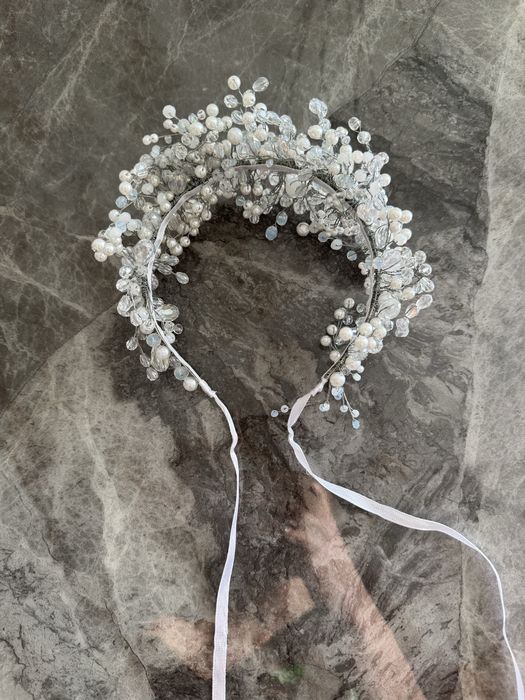 Шикарный ободок и серьги