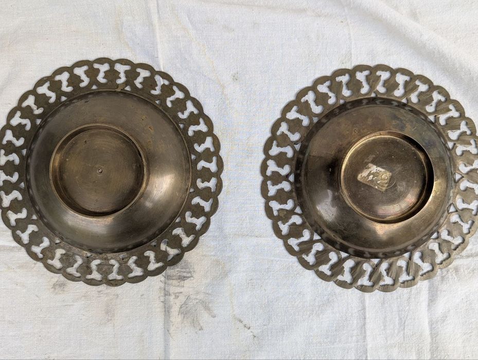 Продам винтажные латунные тарелки