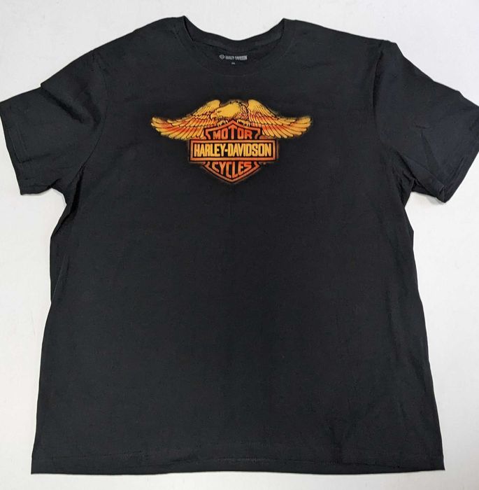 Harley Davidson Logo мъжка тениска с къс ръкав размер 2XL от Сащ