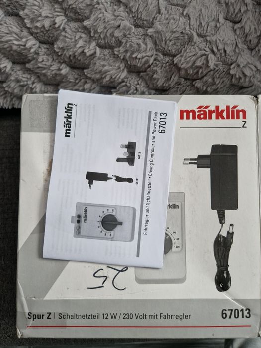 Transformator Marklin trenulete, macaz electric 67013 Scara Z (1:220)
