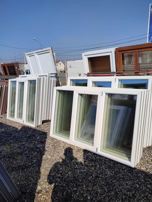 Fereste pvc noi in stoc  diferite culori si dimensiuni.