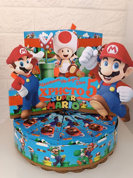 Промоция!Картонена торта  1лв.за едно парче.Украса за всеки повод