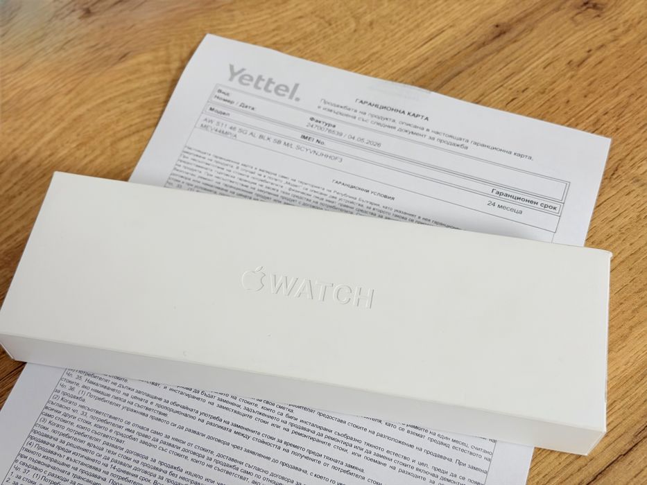 Apple Watch Series 11 46mm 2 години гаранция чисто нов!!!