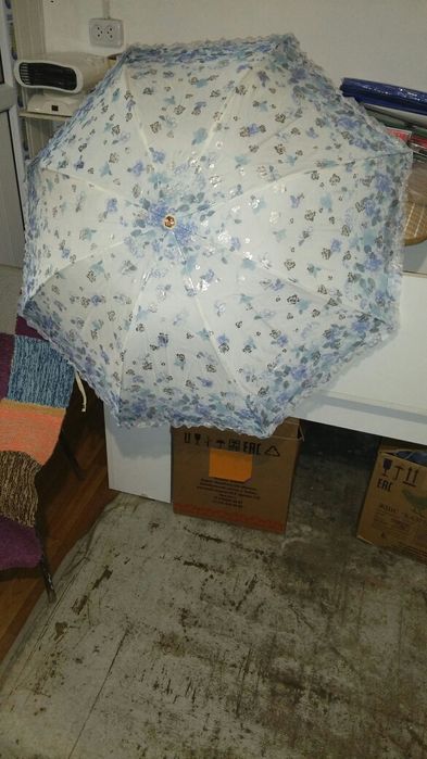 Зонтик летний. Материал шелк