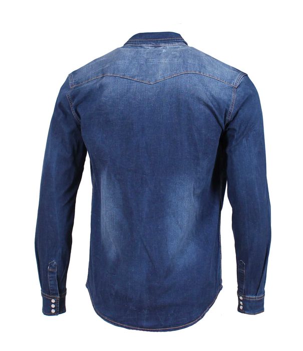 Мъжка дънкова риза Slim Fit размери - S,M