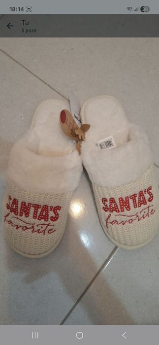 Papuci de casă.f caldurosi.