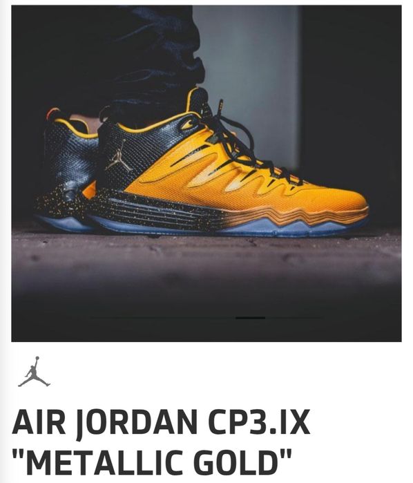 Adidași NIKE Air Jordan Metalic Gold