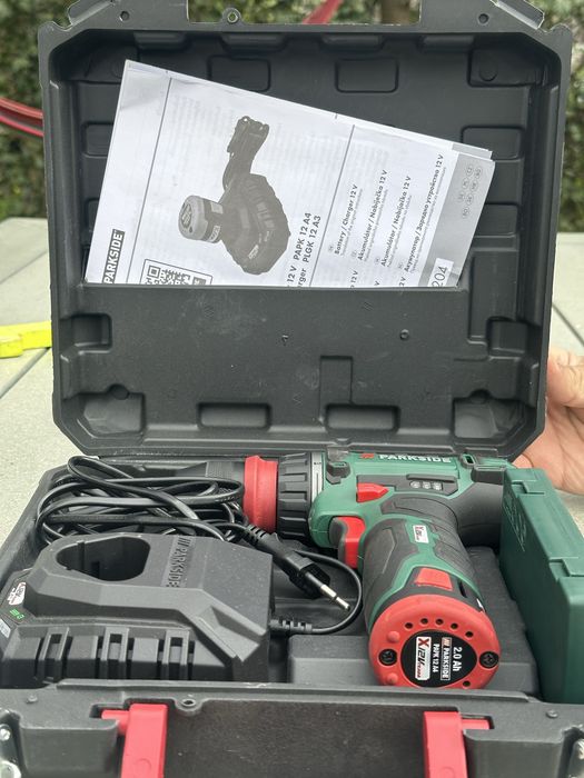 Parkside autofiletanta cu acumulator si incarcyait