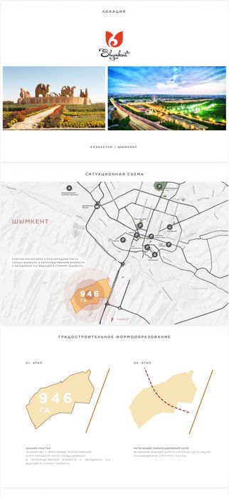 Участок мкр Акжар сторону Ташкента