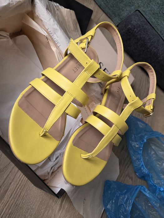 Кожени сандали Twinset