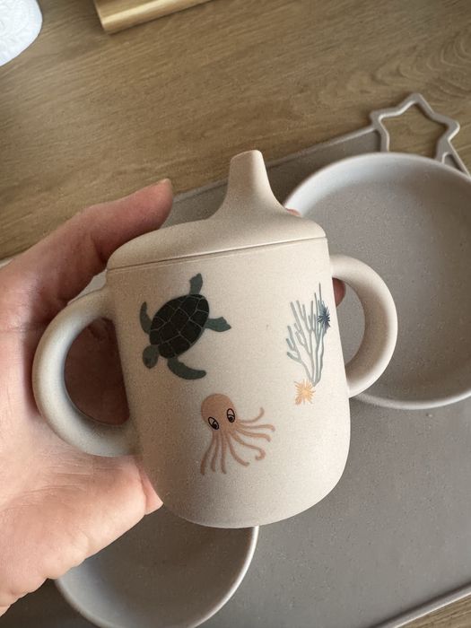 Силиконов комплект захранване бебе Liewood + подарък подложка