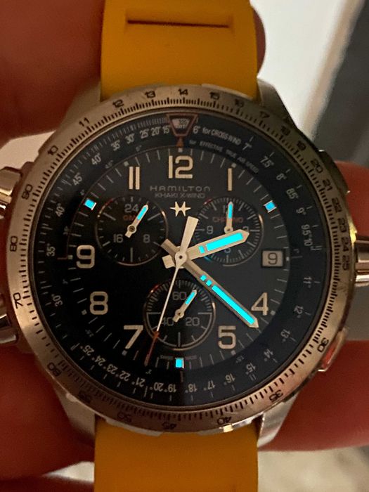 Продавам оригинален Мъжки часовник Hamilton Khaki Aviation X-Wind