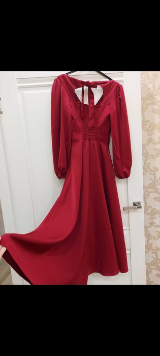 Платье бордовое Lichi