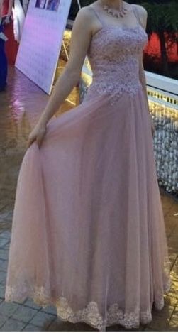 Бална рокля, цвят: пепел от рози