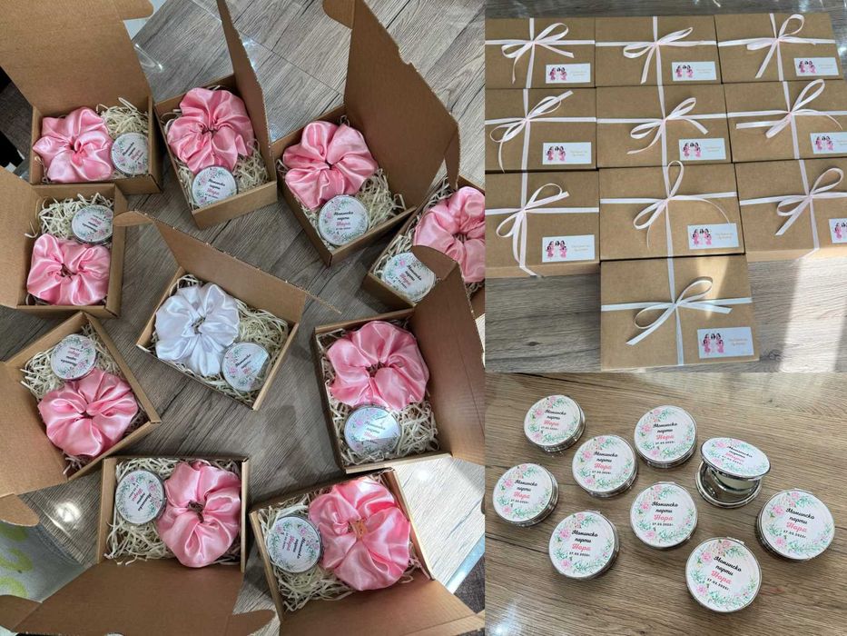 Скрънчита - подарък за моминско за кума, шаферка, булка, фирмено парти