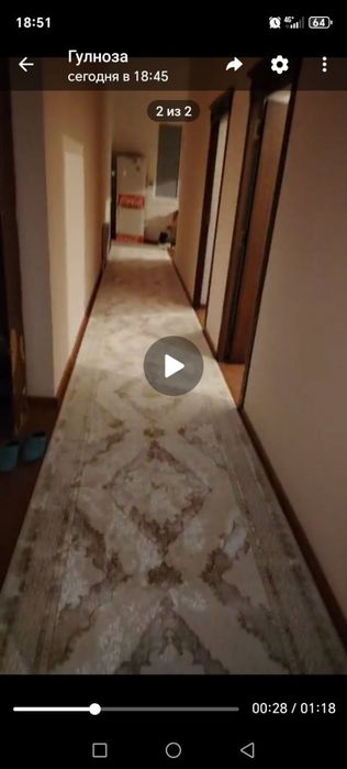 G'oybuda 3 xonali kvartira Ijaraga beriladi