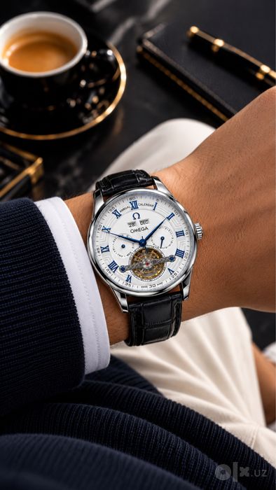 Omega Annual Calendar Tourbillon Watch