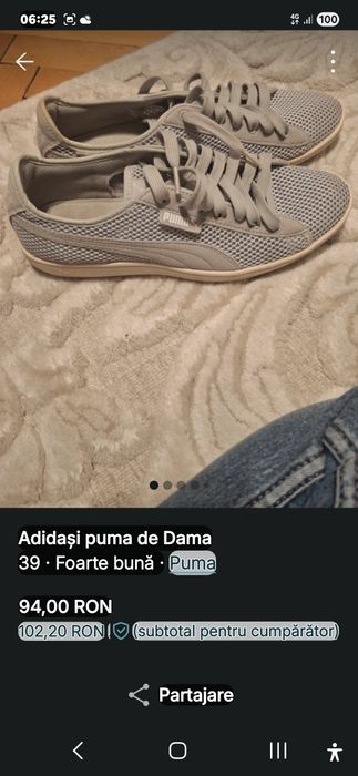 Adidași puma de Dama