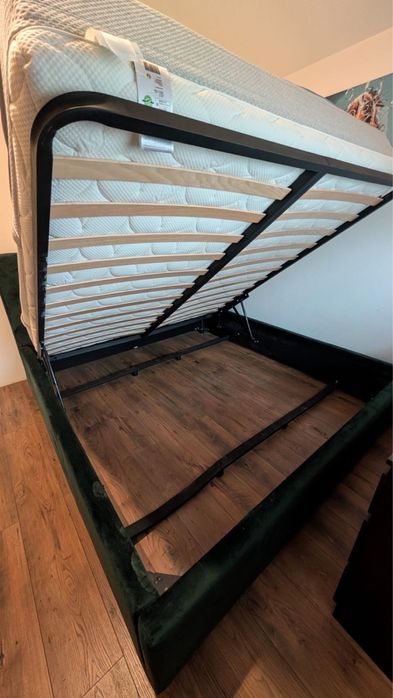 Vand pat dublu 180x200-saltea inclusa