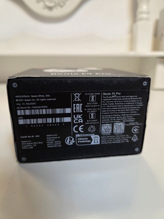 Casti audio in ear Beats Fit Pro, True Wireless, Noise Cancelling, Alb