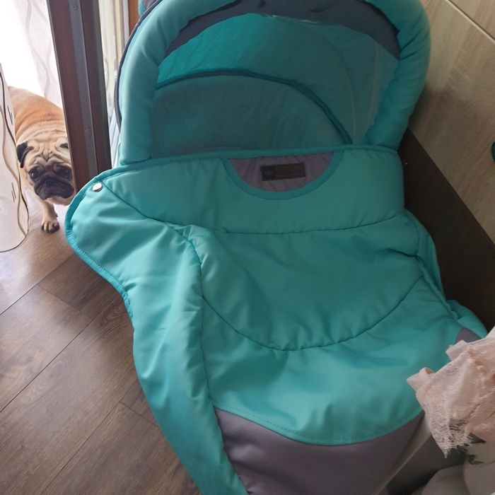 Carucior 3 in 1 albastru