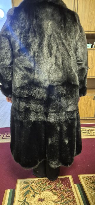 Шуба норковая цельная