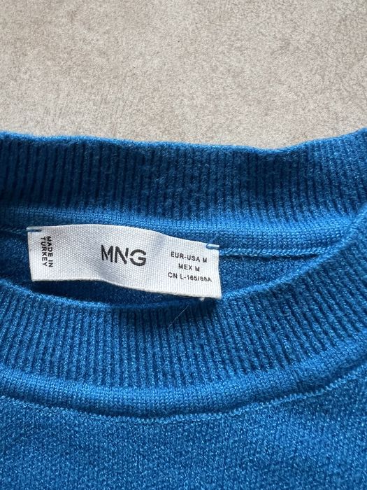 Синя блуза Mango