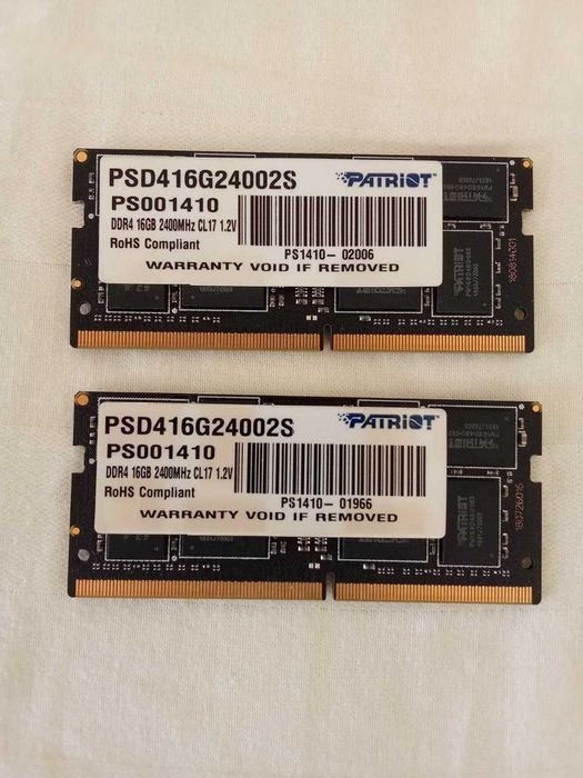 Memorii RAM DDR4 2x 16GB, 2400MHz, CL 17, 1,2V, Patriot